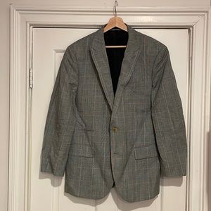 J. Crew Ludlow Slim Suit in Grey Prince of Wales, 42R Jacket